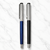 Combo of 2 Openable Cap Ball Pens – Blue & Black Finish | Silver Cap