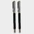 Combo of 2 Openable Cap Ball Pens – Glossy Black Finish | Silver Cap