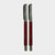 Combo of 2 Openable Cap Ball Pens – Glossy Red Finish | Silver Cap