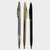 Combo of 3 Premium Twist Ball Pens – Matte Black, Glossy Gold & Silver Body
