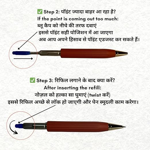 Cross Compatible Refills Bold Point – Blue Ink (Set of 3) | Premium Smooth Writing Refills