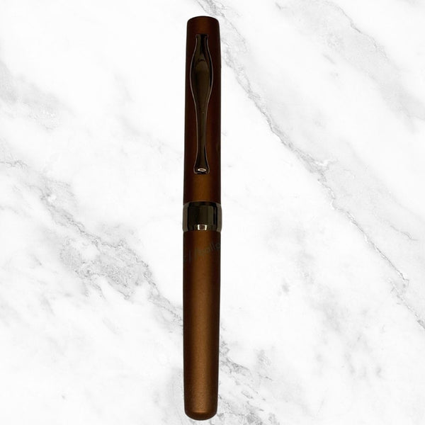 Dark Brown Metal Ball Pen – Simple and Sophisticated | Smooth Writing
