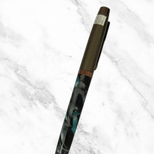 Designer Blue Ball Pen with Gunmetal Cap – Openable Mechanism