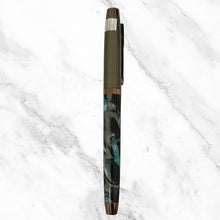 Designer Blue Ball Pen with Gunmetal Cap – Openable Mechanism