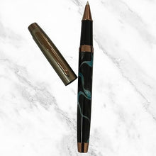 Designer Blue Ball Pen with Gunmetal Cap – Openable Mechanism