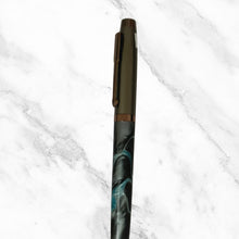 Designer Blue Ball Pen with Gunmetal Cap – Openable Mechanism | Smooth Writing Blue Ink