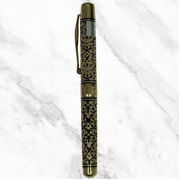 Designer Golden Ball Pen – Openable Mechanism | Smooth Writing with Jotter Blue Ink
