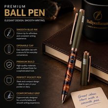 Glossy Designer Red Ball Pen – Silver Cap | Blue Ink