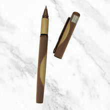 Designer Wooden Ball Pen – Brown Clip Blue Ink | BallPenBazaar