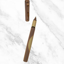 Designer Wooden Color Ball Pen with Brown Clip – Openable Mechanism | Smooth Writing Blue Ink