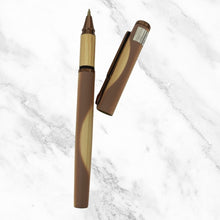 Designer Wooden Color Ball Pen with Brown Clip – Openable Mechanism | Smooth Writing Blue Ink