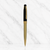 Elegant Black and Gold Twist Pen – Timeless Design | Smooth Black Ink Flow