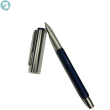 Elegant Blue and Silver Ball Pen – Black Ink | BallPenBazaar