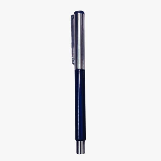 Elegant Blue and Silver Ball Pen – Openable Mechanism | Smooth Black Ink