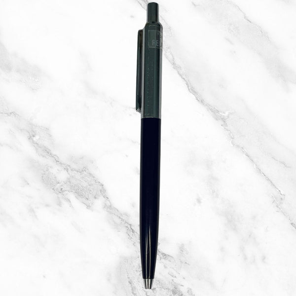 Elegant Silver and Black Ball Pen – Click Mechanism | Blue Ink | BallPenBazaar