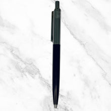 Elegant Silver and Black Ball Pen – Click Mechanism | Blue Ink | BallPenBazaar