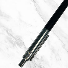 Elegant Silver and Black Ball Pen – Click Mechanism | Blue Ink | BallPenBazaar