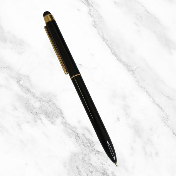 Fellowship 2-in-1 Glossy Black Ball Pen – Dual Ink | BallPenBazaar