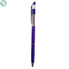Glossy Blue Diamond Pen – Smooth Blue Ink | BallPenBazaar