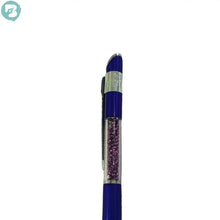 Glossy Blue Diamond Pen – Smooth Blue Ink | BallPenBazaar