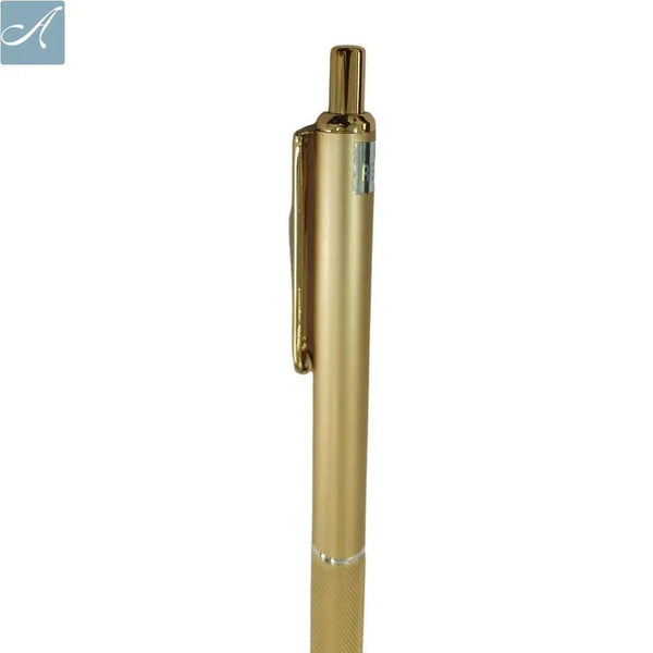 Golden Metal Ball Pen – Black Ink | Premium Writing | BallPenBazaar