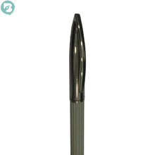 Gun Metal Leather Grip Ball Pen – Twist Mechanism | BallPenBazaar