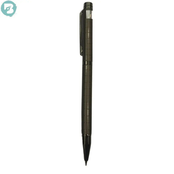 Gunmetal color Engraved body Pen - Premium Twist Design with Smooth Black Ink.