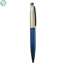 Gunmetal and Blue Twist Ball Pen – Black Ink | BallPenBazaar