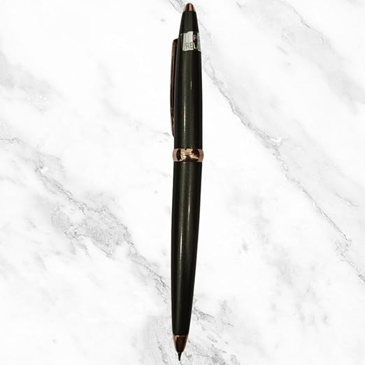 Gunmetal and Gold Twist Ball Pen – Black Ink | Premium Luxury Writing Pen