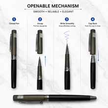 Gunmetal Silver Ball Pen – Smooth Writing | BallPenBazaar