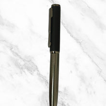 Gunmetal & Silver Twist Pen – Smooth Black Ink | BallPenBazaar