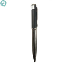 Gunmetal & Silver Twist Pen – Smooth Black Ink | BallPenBazaar