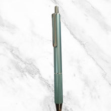 Ice Blue Metal Ball Pen – Cool Grip | Smooth Click for Effortless Writing