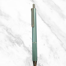 Ice Blue Metal Ball Pen – Cool Grip | Smooth Click for Effortless Writing