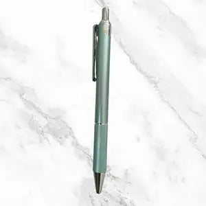 Ice Blue Metal Ball Pen – Cool Grip | Smooth Click for Effortless Writing