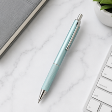 Ice Blue Metal Ball Pen – Cool Grip | Smooth Click for Effortless Writing