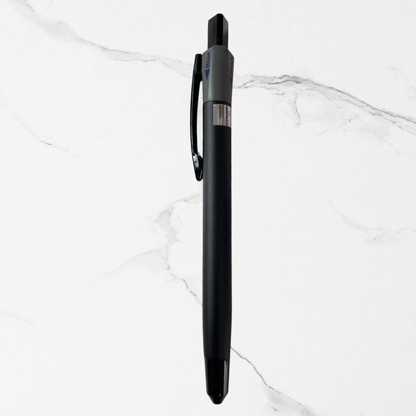 3-in-1 Matte Black Ball Pen – Click Mechanism | Blue, Red & Black Ink