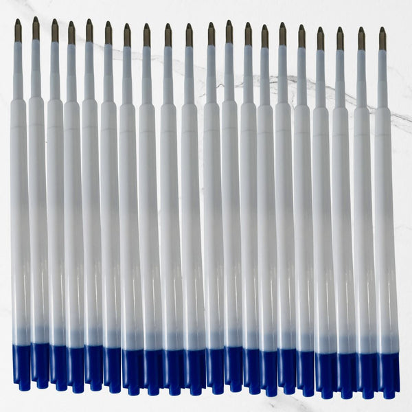 Set of 20 – 1mm Plastic Jotter Refills (Blue Ink)