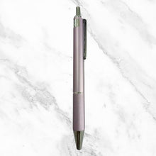 Light Pink Colour Body with Silver Clip Click Mechanism Ball Pen – Smooth Blue Ink