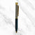 Luxury Dual-Tone Mini Ball Pen – Glossy Green & Silver Body