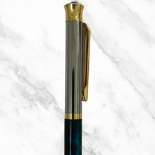 Luxury Dual-Tone Mini Ball Pen – Green & Silver with Gold...