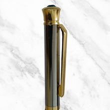 Luxury Dual-Tone Mini Ball Pen – Green & Silver with Gold...