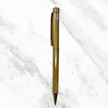 Luxury Gold Body With Diamond Top Ball Pen – Twist Mechanism | Blue Ink