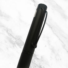 Matt Black Ball Pen – Glossy Clip | Smooth Blue Ink
