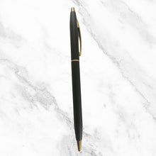 Matt Black Ball Pen – Twist Mechanism | Gold Clip | Smooth Blue Ink