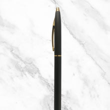 Matt Black Ball Pen – Twist Mechanism | Gold Clip | Smooth Blue Ink