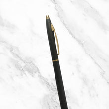 Matt Black Ball Pen – Twist Mechanism | Gold Clip | Smooth Blue Ink