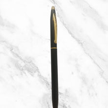 Matt Black Ball Pen – Twist Mechanism | Gold Clip | Smooth Blue Ink