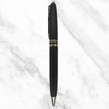 Matt Black and Silver Ball Pen – Blue Ink | BallPenBazaar
