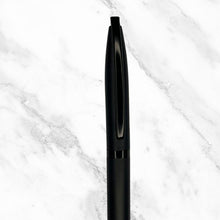 Matt Black Ball Pen with Glossy Black Grip – Blue Ink